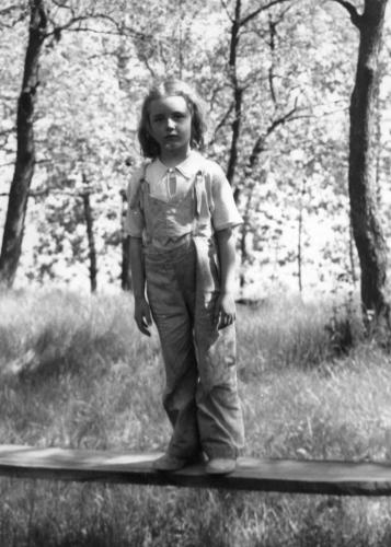 Bev Age 5 - Her favorite photo of herself (1937)