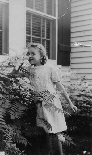 Age 9 in front of Home (1941)