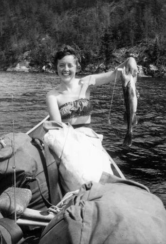 Honeymoon in Boundary Waters canoe area (1951)